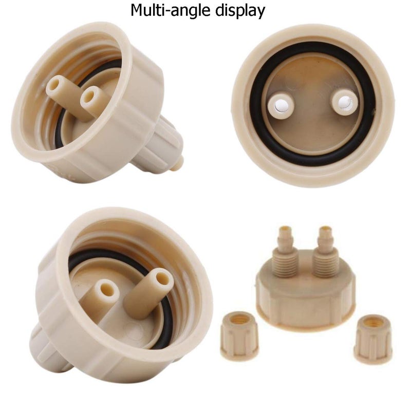 FRIGIIRE Aquarium CO2 Generator Carbon Dioxide Reactor Fish Tank DIY Quick Twist Bottle Cap Air Diffuser Generator Part,5pieces/Plastic - Image 4